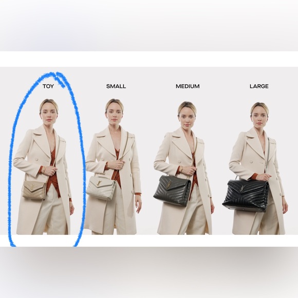 Ysl toy Lou Lou bag in black - Picture 12 of 12